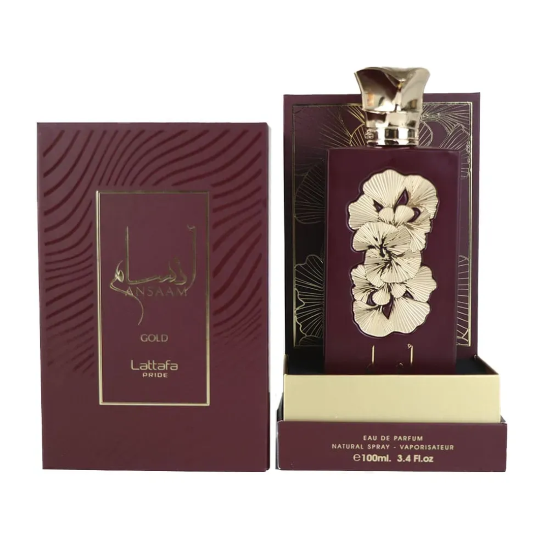 Unveiling Ansaam Gold by Lattafa Pride: A Sweet Floral Aquatic EDP for Women