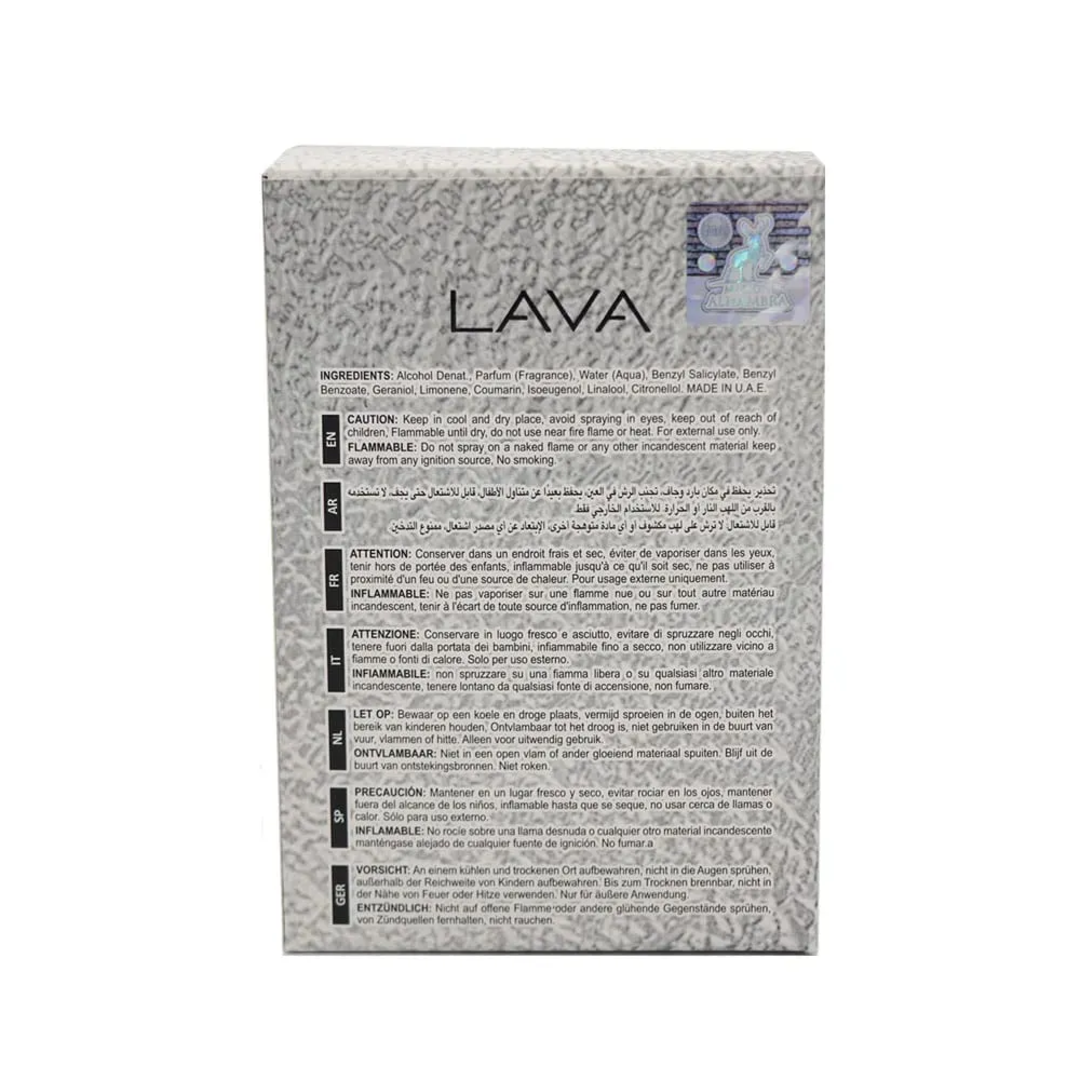 Unisex Lava by Maison Alhambra: Warm Spices and Smoky Woods in a Rich Oriental Vanilla EDP