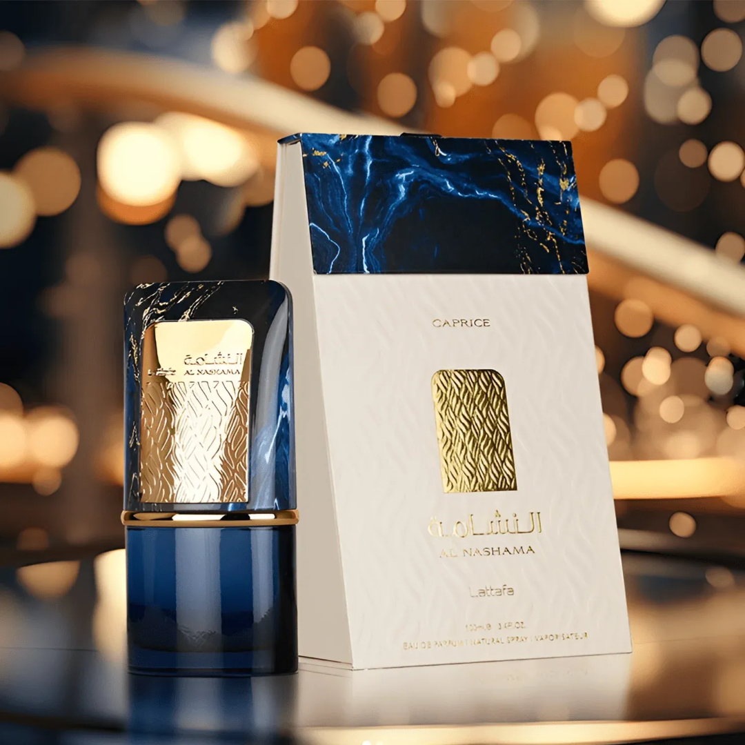Al Nashama Caprice by Lattafa: Unisex EDP with Soft Citrus and Creamy Woods