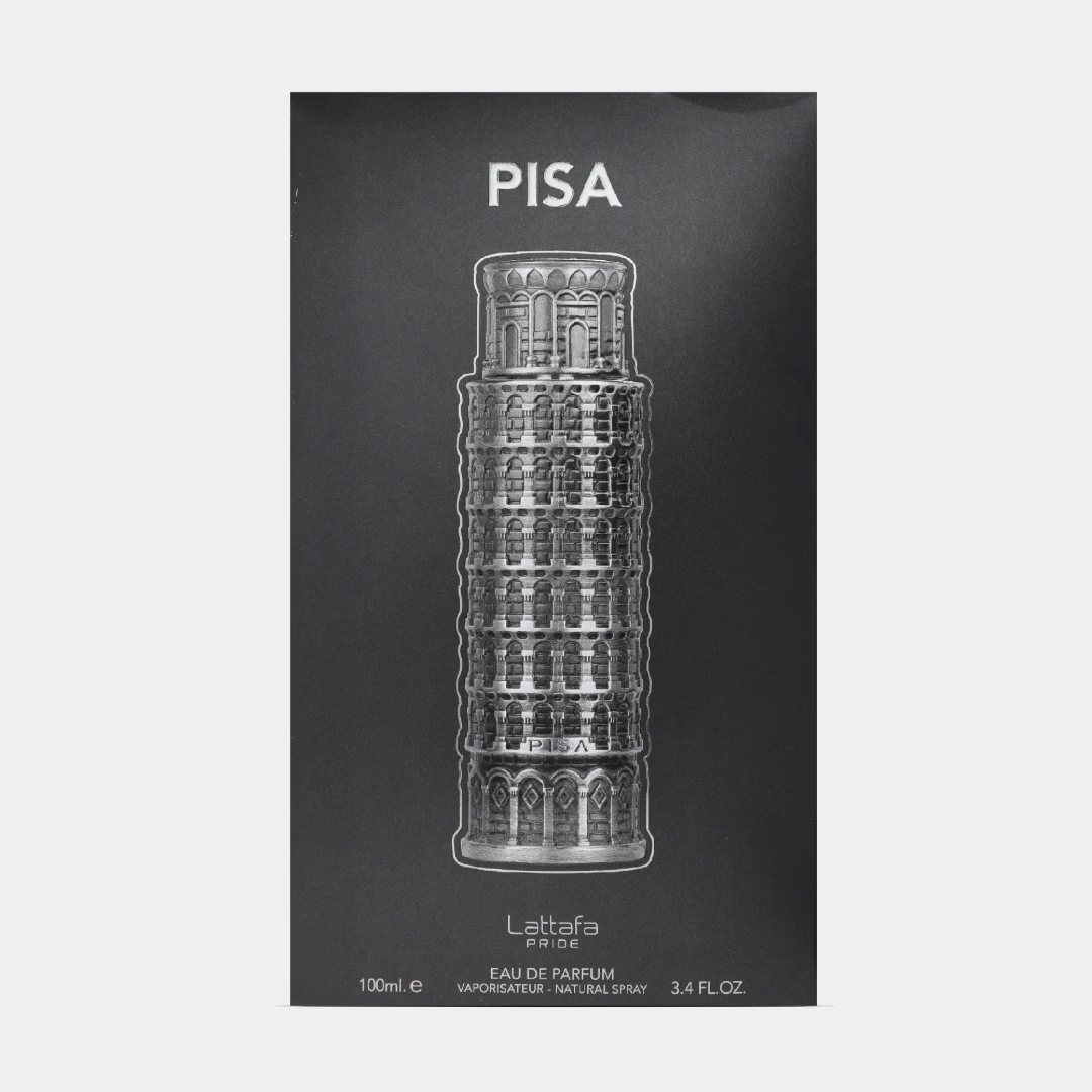 Pisa by Lattafa Pride: A Unisex Woody EDP with Bergamot and Cedarwood