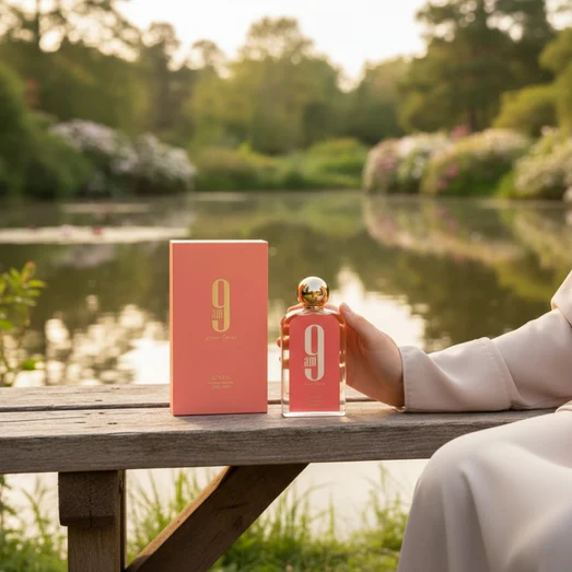 Women's perfume 9 AM Afnan park lake garden malaysia green morning gift
