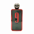 Bottle of 9PM Rebel Afnan men's fragrance sweet scent warm amber popular choice in Malaysia