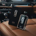Afnan 9PM EDP perfume bottle on leather car seat luxury men fragrance Malaysia