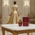 Afnan Rare Passion perfume bottle luxury gold dress high glamour women scent Malaysia