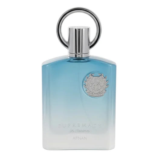 Bottle of Supremacy In Heaven Afnan men's fragrance fresh scent airy citrus popular choice in Malaysia