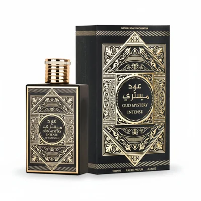 Oud Mystery Intense by Al Wataniah 100ml EDP unisex Malaysia – haruman oud mewah & tahan lama