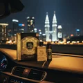 Ahlam Al Arab in car at night