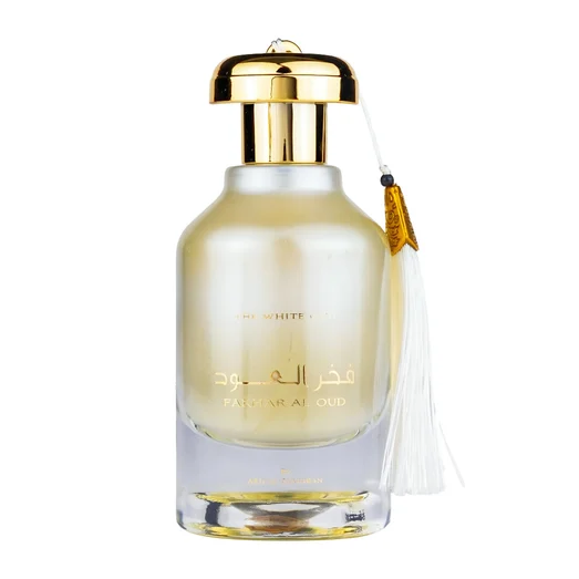 Bottle Fakhar Al Oud White Oud Ard Al Zaafaran fragrance unisex scent of sweet woody choice
