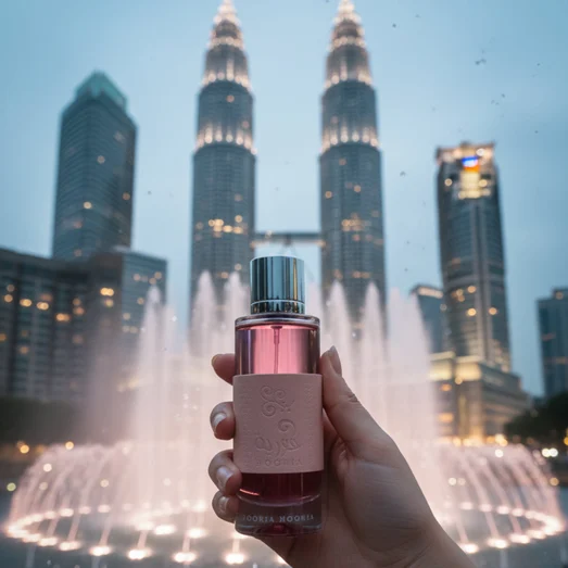 hooria women's klcc fountain night