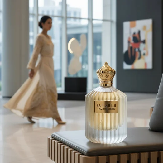 Perfume I Am The Queen at TRX Exchange with Malaysian woman