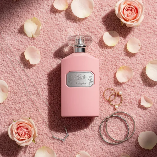 laila flat lay women's carpet pink