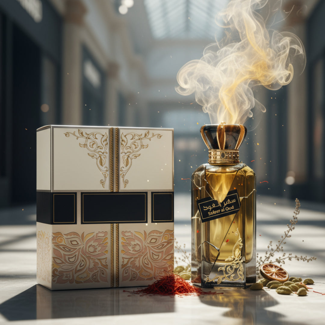 Safeer Al Oud by Ard Al Zaafaran: Unveiling the Richness of Woody Amber Perfume for Men