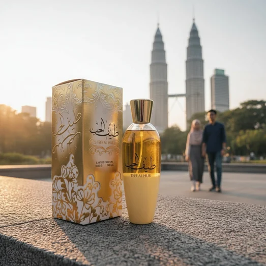 Teef Al Hub at KLCC Park couple Malaysian hijab-wearing woman