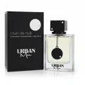 Perfume bottle labeled 'Urban Man' with water splashing around it Club de Nuit Urban Man Armaf for men