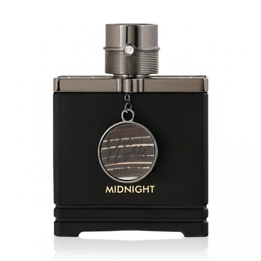 Dubai Nights Midnight by Armaf bottle with amber, woody fragrance notes