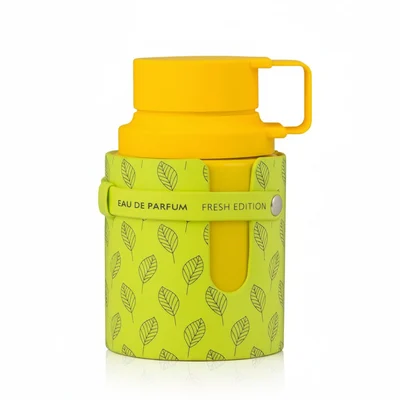 Black perfume bottle and packaging with 'Al Layl' branding on a white background