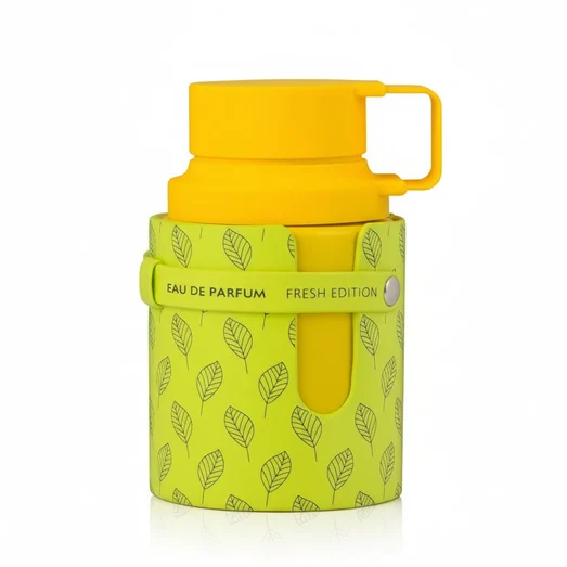 Armaf Odyssey Limoni Fresh bottle with fresh, lemon, sporty fragrance notes