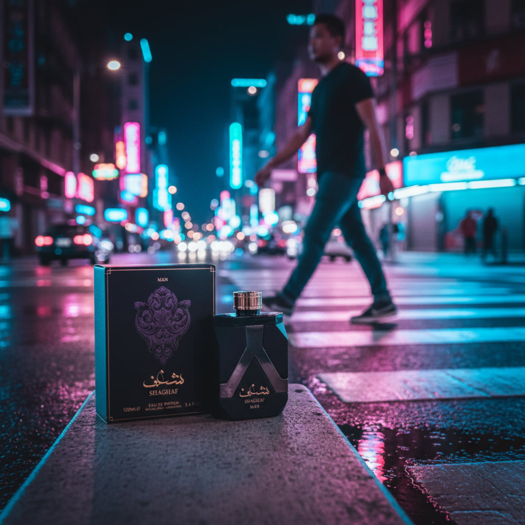 Unveiling Shaghaf Man by Asdaaf: A Symphony of Citrus and Woody Notes