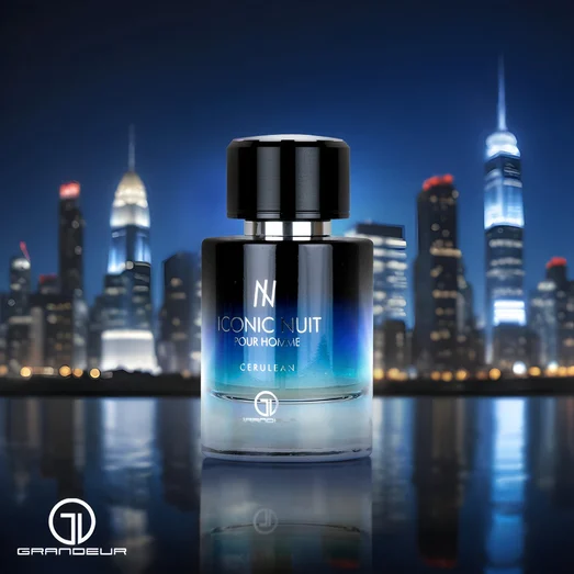 Iconic Nuit Pour Homme 100ml EDP for Men by Grandeur La Nuit de L'Homme Bleu Électrique