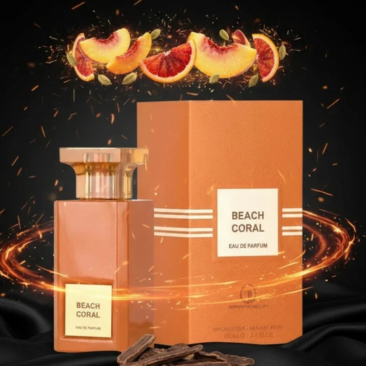 Beach Coral 100ml – Perfume Women (Fruity Floral Peach Scent)