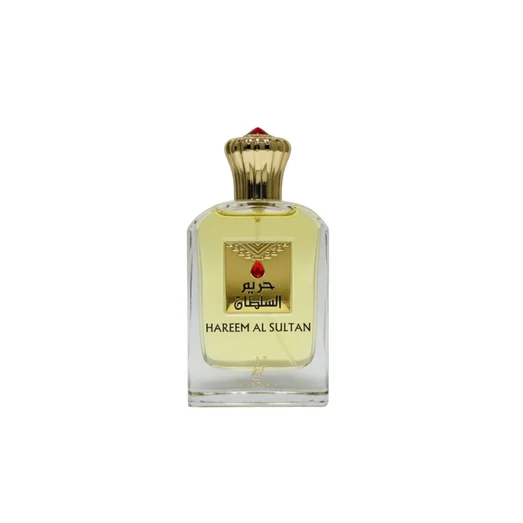 bottle Hareem Al Sultan Gold Khadlaj fragrance women's scent creamy floral popular choice