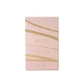 Pink packaging with gold accents and 'aura' branding on a white background