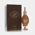 Box dan bottle Afaq Gold Lattafa fragrance warm fruity premium vibe
