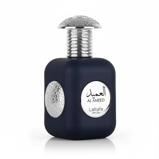 bottle Al Ameed Lattafa fragrance men's scent warm spicy Arabic pilihan