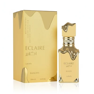 Lattafa Lattafa Éclaire Banoffi 100ml EDP – Unisex Spicy Gourmand Perfume feature on homepage bottle - Premium fragrance collection Malaysia