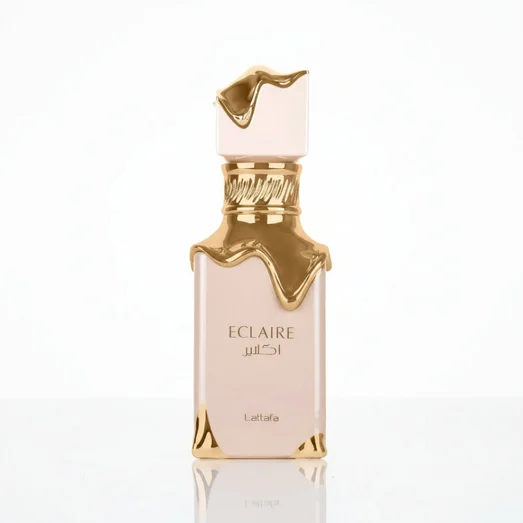 bottle Eclaire Lattafa fragrance women's scent vanilla soft sweet pilihan