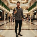stylish Malay man with Maahir at Pavilion KL