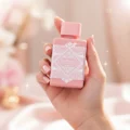 hand n woman holding Noble Blush, style romantic