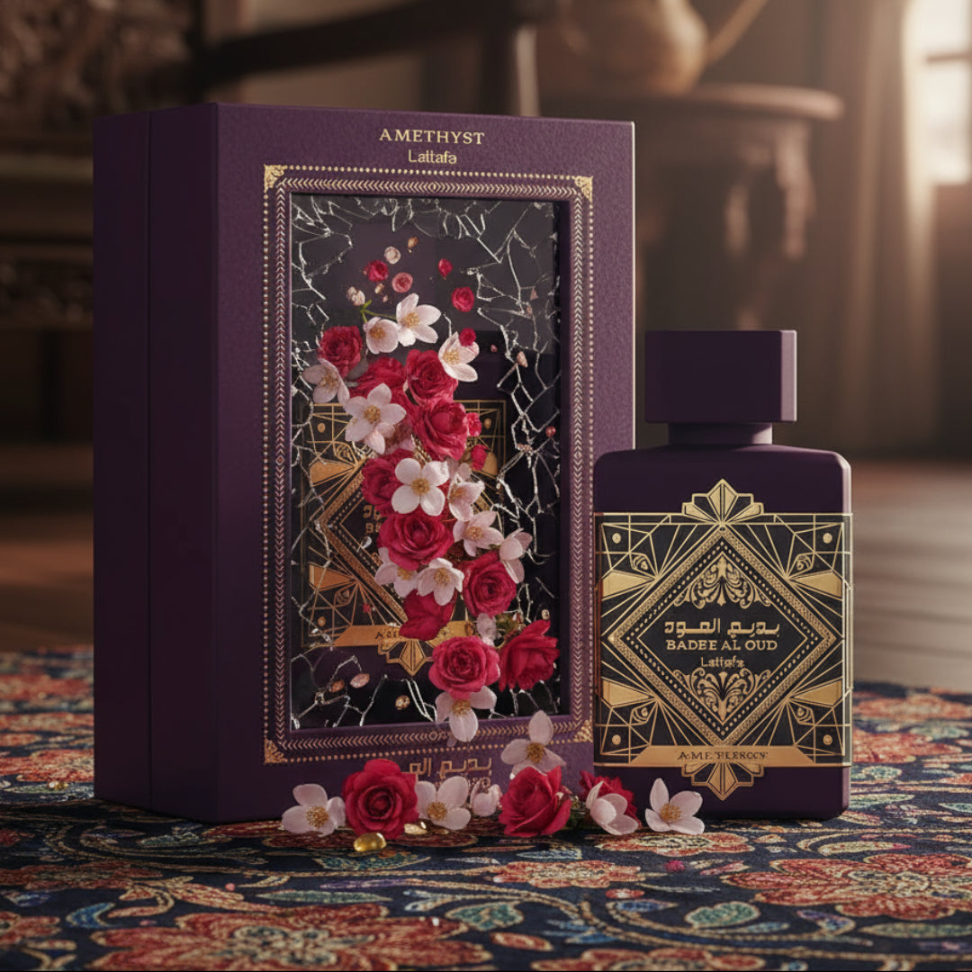 Badee Al Oud Amethyst vs Oud for Glory: Lattafa's Unisex Fragrance Faceoff