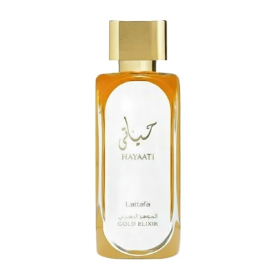 Perfume unisex Hayaati Gold Elixir Malaysia– minyak wangi fruity sweet & elegant