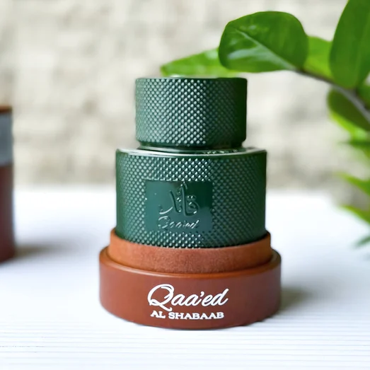 Qaaed Al Shabaab Lattafa men fragrance woody amber spicy long lasting scent