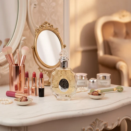 Rouat Al Musk on table solek women's, vibe beauty