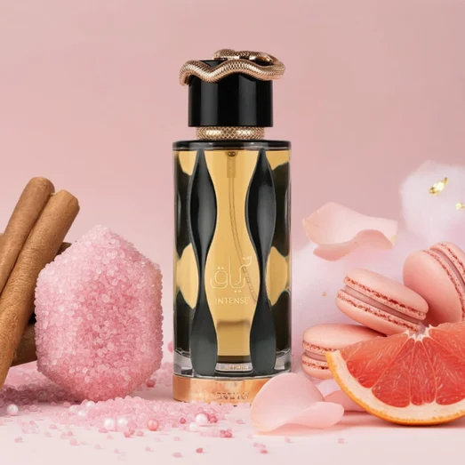 teriaq intense flatlay pink sweet sugary n woman
