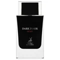 Perfume bottle labeled 'Dark Door Sport' on a white background