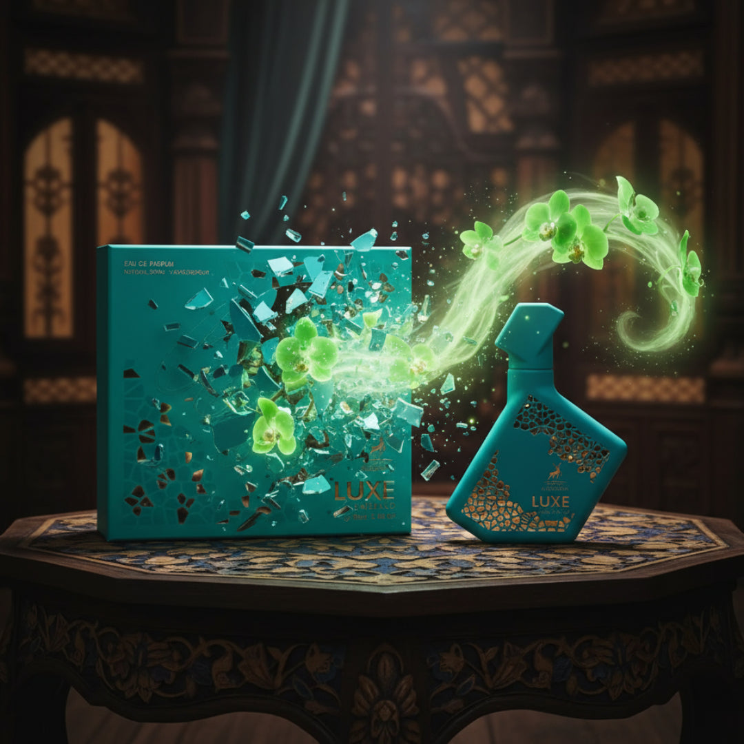 Discover Luxe Emerald Perfume by Maison Alhambra: A Unisex EDP with Woody Amber Fresh Notes