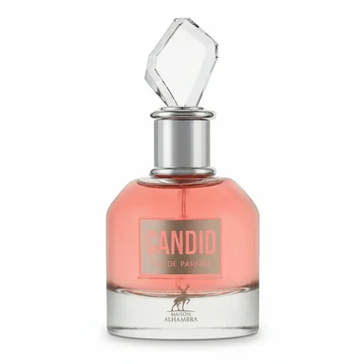 bottle Delilah Blanc Maison Alhambra fragrance women's scent flowers soft sweet popular choice