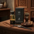 Dark Aoud on table grooming men's with tema oud, vibe gentleman