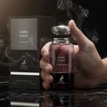 n man holding Dark Aoud, style masculine elegant