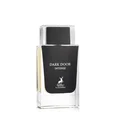 bottle of Dark Door Intense Maison Alhambra men's fragrance amber spicy scent popular choice in