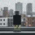 Encode by Maison Alhambra perfume bottle rainy window men fragrance