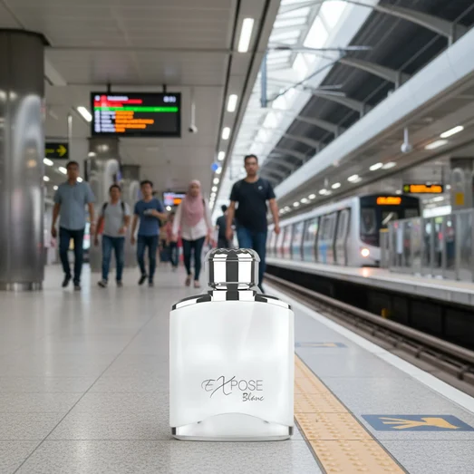 Expose Blanc at LRT station – style men's daily