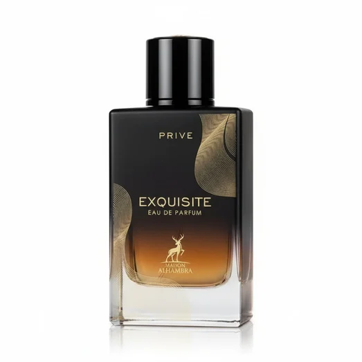 bottle Exquisite Prive Maison Alhambra fragrance men's scent amber spicy kayu popular choice