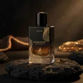 Exquisite Prive Maison Alhambra men's perfume on batu volcanic with light warm, style luxurious