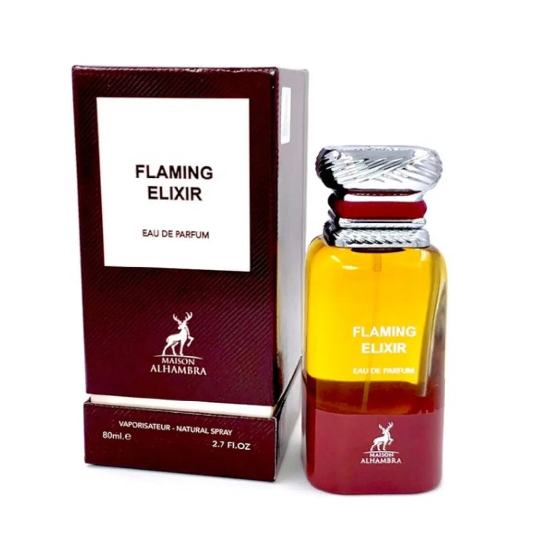 Unveiling Flaming Elixir by Maison Alhambra: A Fiery Gourmand Perfume for Women