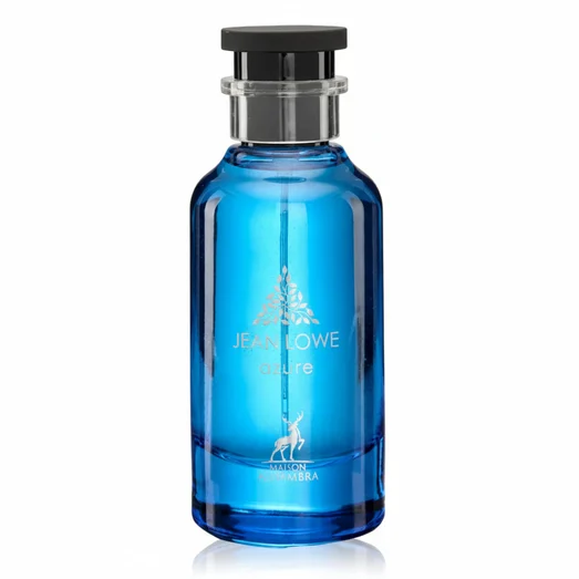 bottle Jean Lowe Azure Maison Alhambra fragrance unisex vibe blue fresh popular choice