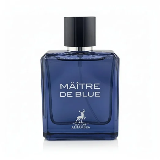 bottle Maitre De Blue Alhambra fragrance men's scent citrus aromatic popular choice